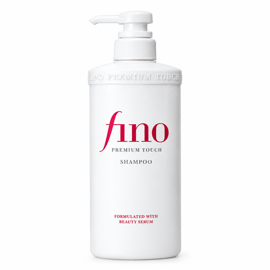 Shiseido Fino Premium Touch Beauty Serum Shampoo, Moisturizing Repair for Dry, Damaged Hair - 550ml